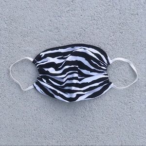 Zebra Print Lycra Face Mask 😷🦓